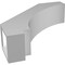 Ekena Millwork 5-in. W x 18-in. D x 18-in. H Imperial Architectural Grade PVC Knee Brace BRCP05X18X18IMP - alternate 6